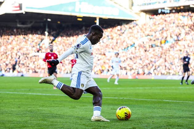 Leeds United v Manchester United, ManU Premier League Leeds United forward Wilfried Gnonto (29) during the Leeds United v Manchester United Premier League match at Elland Road, Leeds, England on 4 January 2026 Credit: Phil Duncan Every Second Media Editorial use only. All images are copyright Every Second Media Limited. No images may be reproduced without prior permission. All rights reserved. Premier League and Football League images are subject to licensing agreements with Football DataCo Limited. see https: www.football-dataco.com Copyright: xIMAGO EveryxSecondxMediax ESM-1736-0075 PhilxDuncanx xEveryxSecondxMediax