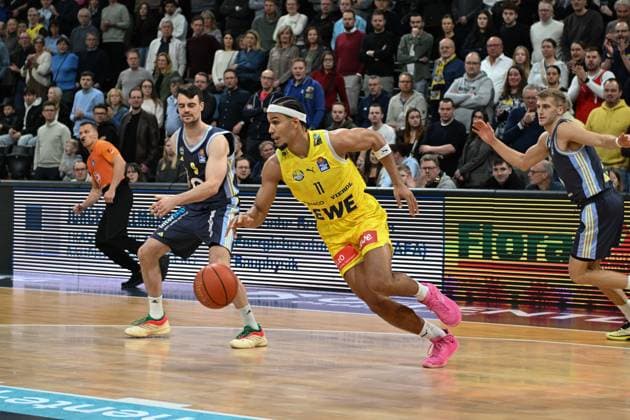 GER, Basketball, easy Credit- BBL, EWE Baskets Oldenburg vs ALBA Berlin 04.01.2026, EWE Arena, Oldenburg, GER, easy Credit-BBL, EWE Baskets Oldenburg vs ALBA Berlin, im Bild Nicholas TISCHLER ( EWE Baskets Oldenburg 11 )