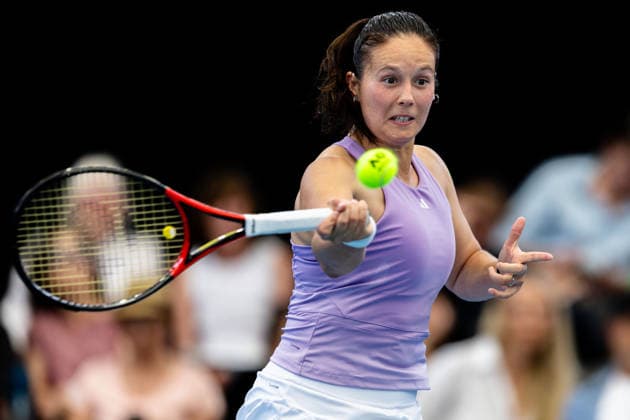 January 4, 2026, Brisbane, Qld, Australia: DARIA KASATKINA of Australia plays a forehand during her WomenÃ¢â‚¬â ¢s Singles round one match against ANASTASIA POTAPOVA of Austria at the Brisbane International. Potapova won the match 7-5 4-6 6-4 Brisbane Australia - ZUMAt173 20260104_zsp_t173_027 Copyright: xStephanexThomasx