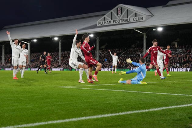 Fulham v Liverpool, Premier League GOAL 1-1 Liverpool midfielder Florian Wirtz (7) gets the equaliser during the Premier League match between Fulham and Liverpool at Craven Cottage, London, UK on 4 January 2026. London Craven Cottage Greater London UK Editorial use only DataCo restrictions apply See www.football-dataco.com , Copyright: xStephenxFlynnx PSI-23529-0066