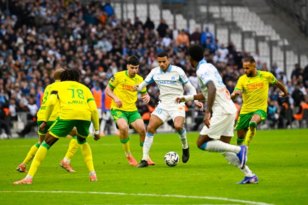 FOOTBALL : Olympique de Marseille VS FC Nantes - Ligue 1 McDonald s - 04 01 2026 Mason Greenwood (OM) - Ligue 1 McDonald™s match between Olympique de Marseille and Football Club de Nantes on January 04, 2026 at the Orange Velodrome Stadium in Marseille. MarseilleFrance  Copyright: xWilliamxCannarellax