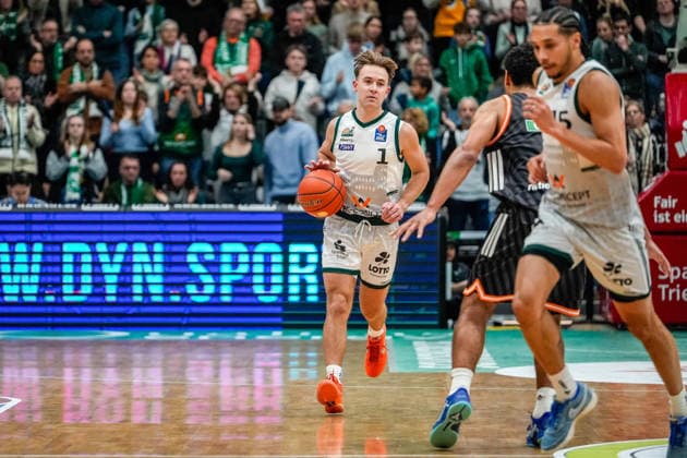 04.01.2026, xdaymx, Basketball easyCredit BBL, Gladiators Trier - Ratiopharm Neuzugang Steven Ashworth (Trier) (DFL DFB REGULATIONS PROHIBIT ANY USE OF PHOTOGRAPHS as IMAGE SEQUENCES and or QUASI-VIDEO) Trier
