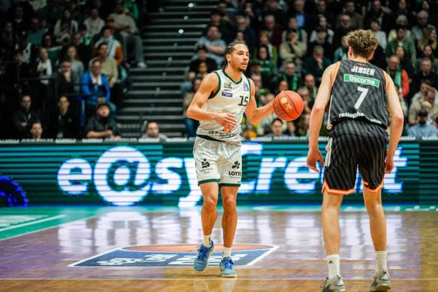 04.01.2026, xdaymx, Basketball easyCredit BBL, Gladiators Trier - Ratiopharm Jordan Roland (Trier)(DFL DFB REGULATIONS PROHIBIT ANY USE OF PHOTOGRAPHS as IMAGE SEQUENCES and or QUASI-VIDEO) Trier