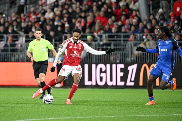 Stade Brestois 29 v AJ Auxerre - Ligue 1 McDonald s 2025 2026 14 Remy LABEAU LASCARY (sb29) during the Ligue 1 McDonald s match between Brest and Auxerre at Stade Francis Le Ble on January 4, 2026 in Brest, France. Brest France  Copyright: xFEPx 776348246