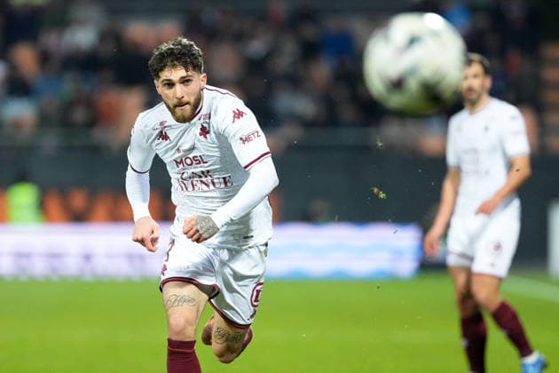 FC Lorient v FC Metz - Ligue 1 McDonald s 2025 2026 07 Giorgi TSITAICHVILI (fcm) during the Ligue 1 McDonald s match between Lorient and Metz at Stade du Moustoir on January 4, 2026 in Lorient, France. Lorient France  Copyright: xFEPx 776348240