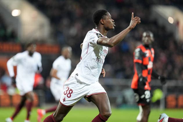 FC Lorient v FC Metz - Ligue 1 McDonald s 2025 2026 38 Sadibou SANE (fcm) during the Ligue 1 McDonald s match between Lorient and Metz at Stade du Moustoir on January 4, 2026 in Lorient, France. Lorient France  Copyright: xFEPx 776348240