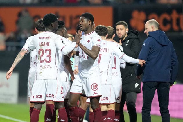 FC Lorient v FC Metz - Ligue 1 McDonald s 2025 2026 38 Sadibou SANE (fcm) during the Ligue 1 McDonald s match between Lorient and Metz at Stade du Moustoir on January 4, 2026 in Lorient, France. Lorient France  Copyright: xFEPx 776348240