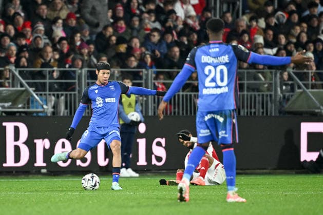 Stade Brestois 29 v AJ Auxerre - Ligue 1 McDonald s 2025 2026 05 Kevin DANOIS (aja) during the Ligue 1 McDonald s match between Brest and Auxerre at Stade Francis Le Ble on January 4, 2026 in Brest, France. Brest France  Copyright: xFEPx 776348246