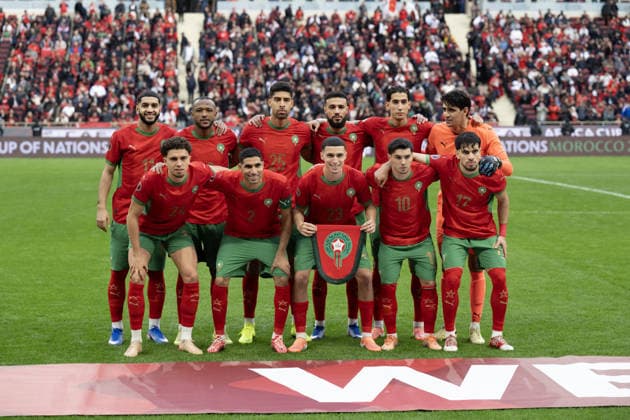 Morocco v Tanzania - Africa Cup of Nations 2025 RABAT, MOROCCO - JANUARY 4: The Moroccon players pose for a team photo before the Africa Cup of Nations (AFCON) 2025 round of 16 match between Morocco and Tanzania at Prince Moulay Abdellah Stadium in Rabat, Morocco on January 4, 2026. Abu Adem Muhammed Anadolu Rabat Morocco. Editorial use only. Please get in touch for any other usage.  Copyright: x2026xAnadoluxAbuxAdemxMuhammedx