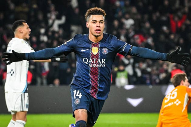January 4, 2026, Paris, France, France: Desire DOUE of PSG celebrates his goal during the Ligue 1 match between Paris Saint-Germain (PSG) and Paris FC at Parc des Princes Stadium on January 04, 2026 in Paris, France. Paris France - ZUMAm308 20260104_zsp_m308_006 Copyright: xMatthieuxMirvillex