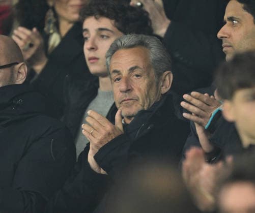 PSG v Paris FC - French Ligue 1 PARIS, FRANCE - JANUARY 4: Former French President Nicolas Sarkozy (C) attends during the French Ligue 1 (L1) football match between Paris Saint-Germain (PSG) and Paris FC at Parc des Princes stadium in Paris, France on January 4, 2026. Mustafa Yalcin Anadolu Paris France. Editorial use only. Please get in touch for any other usage.  Copyright: x2026xAnadoluxMustafaxYalcinx