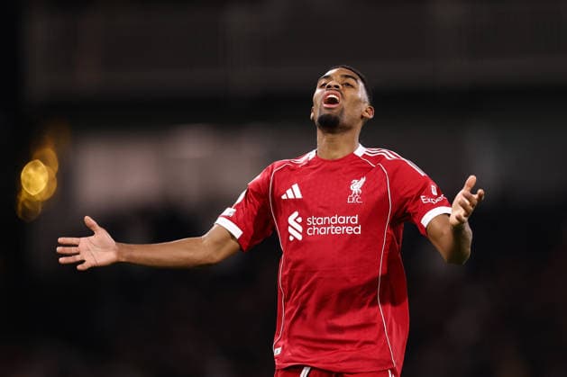 Fulham v Liverpool 04 January 2026, London - Premier League Football - Fulham v Liverpool - Ryan Gravenberch of Liverpool reacts - Photo: Jacques Feeney Offside. London UK Copyright: xJacquesxFeeneyx xOffsidexOffside
