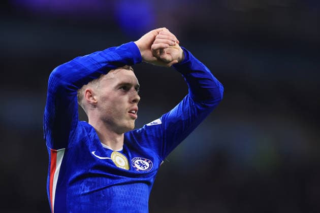 Football - Premier League - Manchester City v Chelsea 4th January 2026 - Premier League - Manchester City v Chelsea - Cole Palmer of Chelsea - Photo: Simon Stacpoole Offside. Manchester UK Copyright: xSimonxStacpoolexOffside