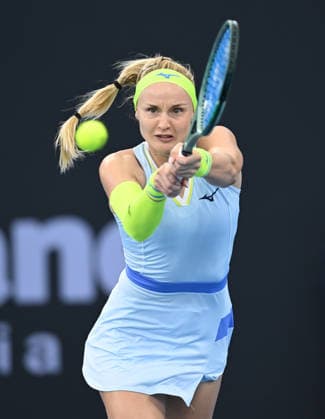 TENNIS BRISBANE INTERNATIONAL, Rebecca Sramkova of Slovakia in action against Kimberly Birrell of Australia during day two of the Brisbane International tennis tournament at Pat Rafter Arena in Brisbane, Monday, January 5, 2026. ( NO ARCHIVING, EDITORIAL USE ONLY BRISBANE QUEENSLAND AUSTRALIA  Copyright: xDARRENxENGLANDx 20260105172947237241