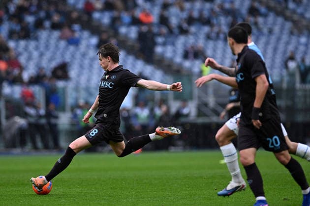 Italy Serie A match SS Lazio - SSC Napoli Scott McTominay of Napoli during the Serie A match between Lazio and Napoli at Stadio Olimpico Lazio 0 - 2 Napoli Rome Italy Copyright: xGennaroxMasix xSOPAxImagesx 2026Masi4Gennaio027