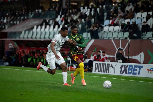 SIYABONGA NGEZANA during Africa Cup of Nations Morocco 2025 - Round of 16 - 04-01-2026 - SOUTH AFRICA VS CAMEROON - Al MAdina STADIUM - Rabat By IMAGO Didier Lefa Studio Rabat Al Madina Stadium Morocco