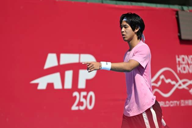 Hong Kong Tennis Open - Day 2 Yi Zhou, a Chinese tennis player, during a match at the Hong Kong Tennis Open WTA, Tennis Damen 250) on January 5, 2026 in Hong Kong. (Photo by Kobe Li Nexpher Images) Hong Kong