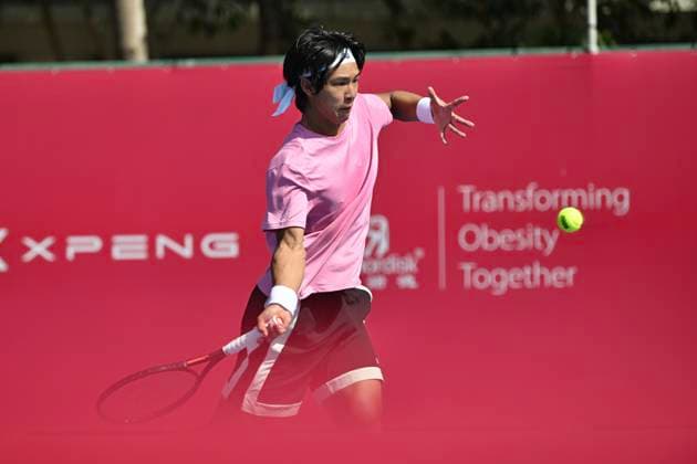 Hong Kong Tennis Open - Day 2 Yi Zhou, a Chinese tennis player, during a match at the Hong Kong Tennis Open WTA, Tennis Damen 250) on January 5, 2026 in Hong Kong. (Photo by Kobe Li Nexpher Images) Hong Kong