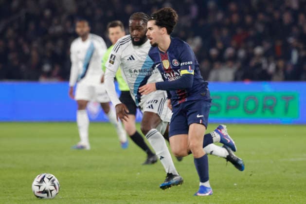 French League One - PSG vs PFC PSG’s Vitinha during the 2025-26 French soccer League One game, PSG vs PFC In Parc des Princes Stadium, Paris, France on January 4th 2026. Photo by Henri Szwarc ABACAPRESS.COM Paris France  Copyright: xSzwarcxHenri ABACAx