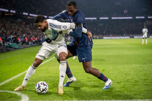 French League One - PSG vs PFC Action during the French L1 football match between Paris Saint-Germain (PSG) and Paris FC at the Parc des Princes stadium in Paris on January 4, 2026. Photo by Eliot Blondet ABACAPRES.COM PAris France France  Copyright: xBlondetxEliot ABACAx