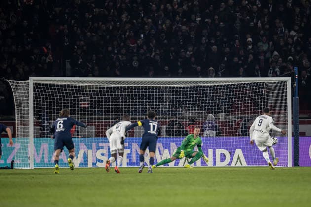 French League One - PSG vs PFC Goal by Geubbels Willem during the French L1 football match between Paris Saint-Germain (PSG) and Paris FC at the Parc des Princes stadium in Paris on January 4, 2026. Photo by Eliot Blondet ABACAPRES.COM PAris France France  Copyright: xBlondetxEliot ABACAx