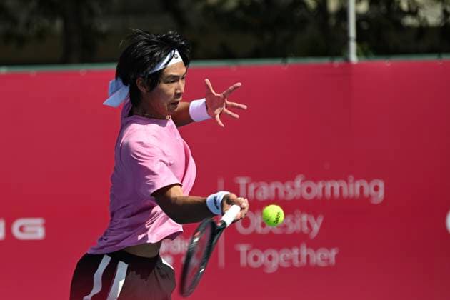 Hong Kong Tennis Open - Day 2 Yi Zhou, a Chinese tennis player, during a match at the Hong Kong Tennis Open WTA, Tennis Damen 250) on January 5, 2026 in Hong Kong. (Photo by Kobe Li Nexpher Images) Hong Kong
