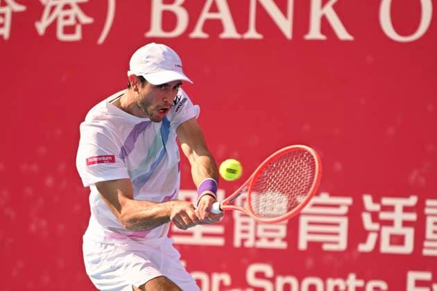 Hong Kong Tennis Open - Day 2 Nuno Borges, a Portuguese tennis player, during a match at the Hong Kong Tennis Open WTA, Tennis Damen 250) on January 5, 2026 in Hong Kong. (Photo by Kobe Li Nexpher Images) Hong Kong