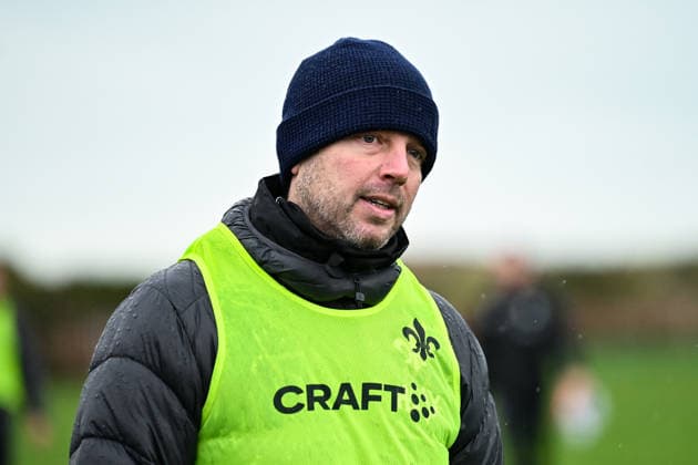 Florian Kohfeldt (SV Darmstadt 1898, Trainer) beim Training, ESP, SV Darmstadt 98, Fussball, 2. Bundesliga, Trainingslager in El Saler, 2. Tag, 05.01.2026. ESP, SV Darmstadt 98, Fussball, 2. Bundesliga, Trainingslager in El Saler, 2. Tag El Saler