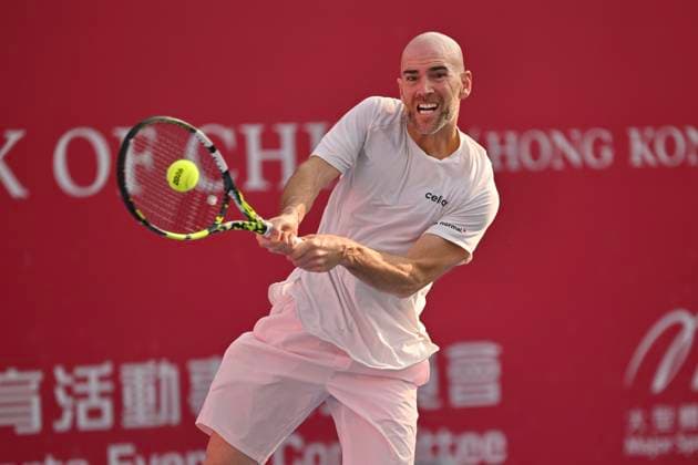Hong Kong Tennis Open - Day 2 Adrian Mannarino, a French tennis player, during a match at the Hong Kong Tennis Open ATP, Tennis Herren 250) on January 5, 2026 in Hong Kong. (Photo by Kobe Li Nexpher Images) Hong Kong