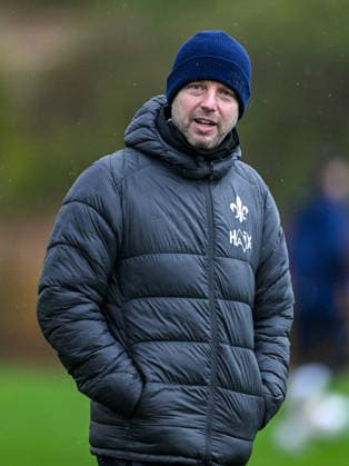 Florian Kohfeldt (SV Darmstadt 1898, Trainer) beim Training, ESP, SV Darmstadt 98, Fussball, 2. Bundesliga, Trainingslager in El Saler, 2. Tag, 05.01.2026. ESP, SV Darmstadt 98, Fussball, 2. Bundesliga, Trainingslager in El Saler, 2. Tag El Saler