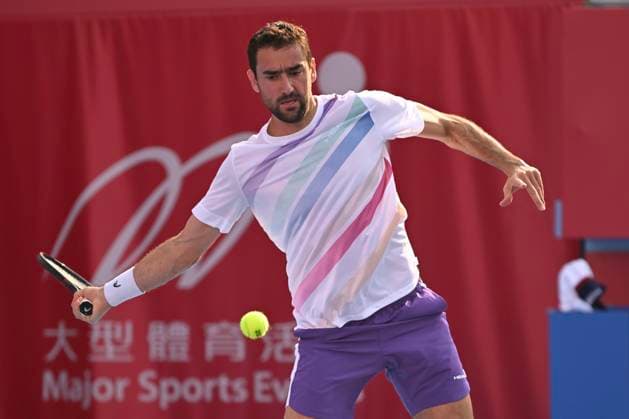 Hong Kong Tennis Open - Day 2 Marin Cilic, a Croatian tennis player, during a match at the Hong Kong Tennis Open ATP, Tennis Herren 250) on January 5, 2026 in Hong Kong. (Photo by Kobe Li Nexpher Images) Hong Kong