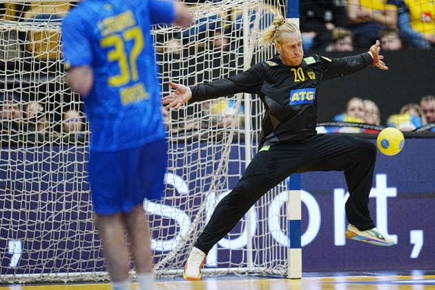 JÖNKÖPING, SWEDEN 20260105 Sweden s goalkeeper Mikael Appelgren during Monday s international handball training match between Sweden and Brazil at Husqvarna Garden. JÖNKÖPING SWEDEN x9200x Copyright: xBjörnxLarssonxRosvall TTx HANDBALL SWEDEN-BRAZIL