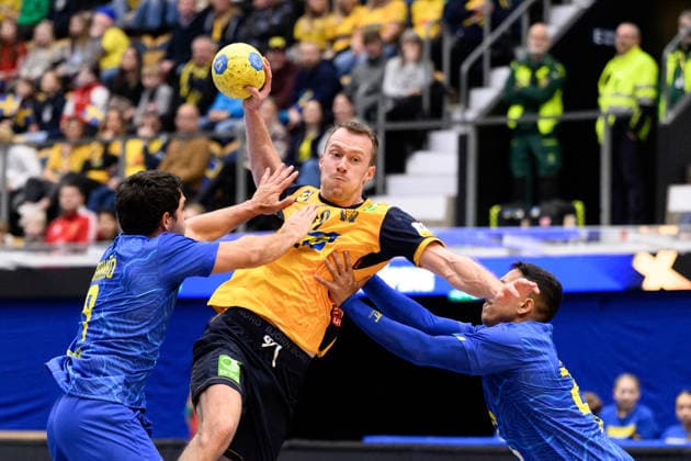 260105 Felix Claar of Sweden during the International Friendly, Länderspiel, Nationalmannschaft between Sweden and Brazil on January 5, 2026 in Jönköping. Photo: Carl Sandin BILDBYRAN kod CS CS0829 handball handboll handball international friendly sverige sweden brasilien bbeng Copyright: CARLxSANDIN BB260105CS046