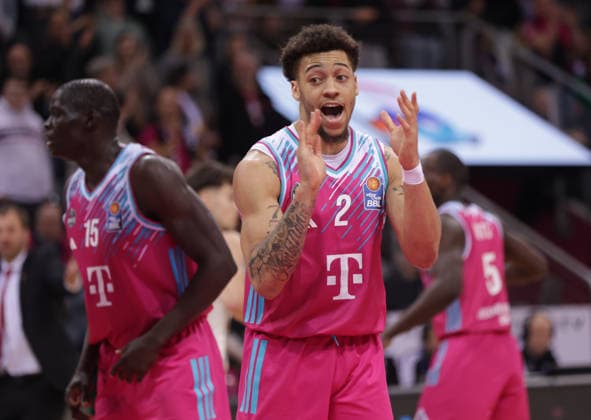 Alijah Comithier (Bonn), Telekom Baskets Bonn vs Bamberg Baskets, easyCredit BBL, 14. Spieltag, Bonn, 05.01.2026.