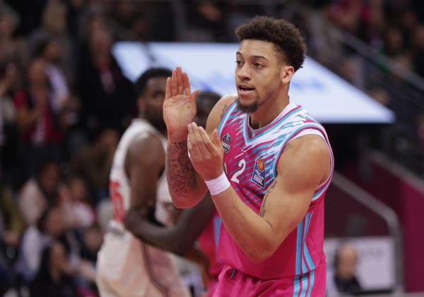 Alijah Comithier (Bonn), Telekom Baskets Bonn vs Bamberg Baskets, easyCredit BBL, 14. Spieltag, Bonn, 05.01.2026.