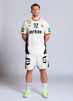 Muenchen: Handball DHB - Deutschland - Fotoshooting Franz Semper (Deutschland) Deutschland