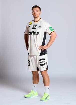 Muenchen: Handball DHB - Deutschland - Fotoshooting Franz Semper (Deutschland) Deutschland