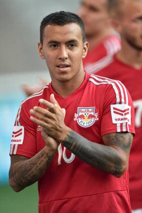 July 14, 2018 - Harrison, New Jersey, U.S - New York Red Bulls midfielder ALEJANDRO KAKU ROMERO GAMARRA (10) is seen prior to the match at Red Bull Arena in Harrison New Jersey New York defeats Sporting Kansas City 3 to 2 Copyright: xBrooksxVonxArxx