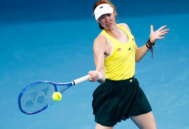 TENNIS UNITED CUP SYDNEY, Maya Joint of Team Australia plays a forehand in her Group D singles match against Barbora Krejcikova of Team Czechia during day five of the 2026 United Cup at Ken Rosewall Arena in Sydney, Tuesday, January 6, 2026. ( NO ARCHIVING, EDITORIAL USE ONLY SYDNEY NEW SOUTH WALES AUSTRALIA  Copyright: xMARKxEVANSx 20260106195040260599