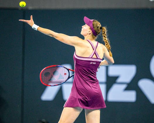 Brisbane International Day Three Queensland Tennis Centre Tennyson Brisbane Queensland 06 January 2026 Brisbane Tennyson Queensland Australia Copyright: xMichaelxGlassx Bris Int - Elena Rybakina vs Shuai Zhang-23