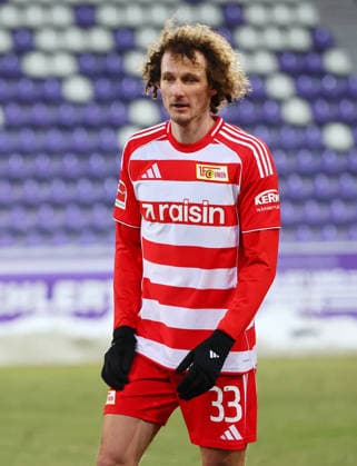Erz.Aue - Union Berlin Testspiel Aue, 05.01.2026, eins-Erzgebirgsstadion, Fußball, Männer, Testspiel , FC Erzgebirge Aue vs. 1. FC Union Berlin 1:2 (0:2) , Im Bild: Alex Kral (33, Union) ,