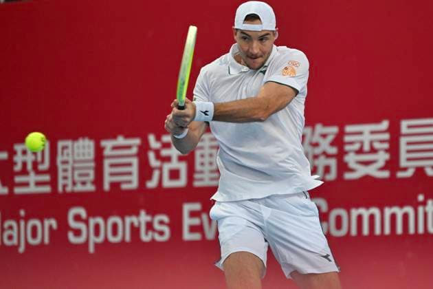 Hong Kong Tennis Open(ATP250) - Day 3 Jan-Lennard Struff, a German tennis player, during a match at the Hong Kong Tennis Open(ATP250) on January 6, 2026 in Hong Kong. (Photo by Kobe Li Nexpher Images) Hong Kong