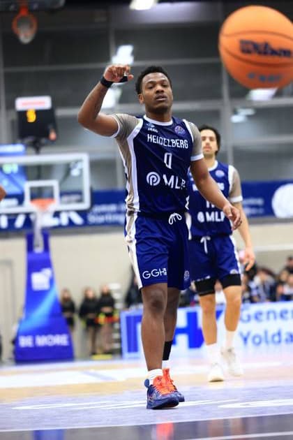 RECORD DATE NOT STATED Spielaktion mit DJ Horne (0; MLP Academics Heidelberg) Basketball Champions League: MLP Academics Heidelberg – ERA Basketball Nymburk DJ Horne (0; MLP Academics Heidelberg) in Aktion