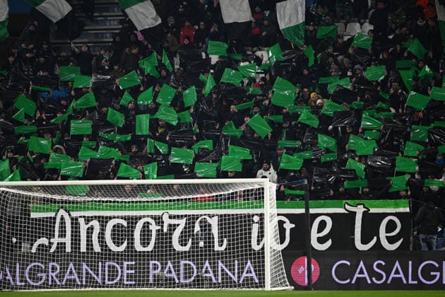 Mg Reggio Emilia 06 01 2025 - campionato di calcio serie A Sassuolo-Juventus foto Matteo Gribaudi Image nella foto: tifosi Sassuolo 