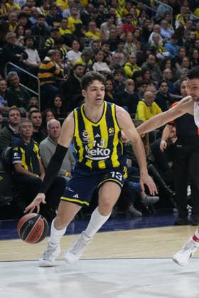 ISTANBUL, TURKEY - JANUARY 6: Tarik Biberovic of Fenerbahce Beko in action during the EuroLeague Regular Season Round 20 match between Fenerbahce Beko Istanbul and Olympiacos Piraeus at Ulker Sports Arena on January 6, 2026 in Istanbul, Turkey. Istanbul Turkey Copyright: xSeskimphotox FBahce-Olympiakos-060126 (8)
