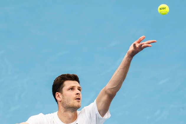 TENNIS UNITED CUP SYDNEY, Hubert Hurkacz of team Poland serves in his Group F singles match against Tallon Griekspoor of Team Netherlands during day six of the 2026 United Cup at Ken Rosewall Arena in Sydney, Wednesday, January 7, 2026. ( NO ARCHIVING, EDITORIAL USE ONLY SYDNEY NEW SOUTH WALES AUSTRALIA  Copyright: xMARKxEVANSx 20260107163438329113
