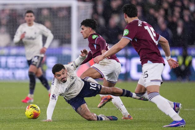 Premier League West Ham United v Nottingham Forest during the Premier League match West Ham United vs Nottingham Forest at London Stadium, London, United Kingdom, 6th January 2026 (Photo by Harvey Murphy News Images) Copyright: xHarveyxMurphy NewsxImagesx