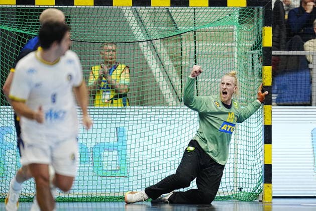 GOTHENBURG, SWEDEN 20260107 Sweden s goalkeeper Mikael Appelgren during Wednesday s international handball match between Sweden and Brazil in Partille arena. GÖTEBORG SWEDEN x9200x Copyright: xBjörnxLarssonxRosvall TTx HANDBALL SWEDEN-BRAZIL