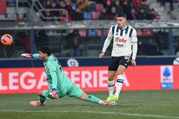 Krstovic Nikola (Atalanta Bc) good chance during Bologna FC vs Atalanta BC, Italian soccer Serie A match in Bologna, Italy, January 07 2026  Copyright: xGianlucaxRicci IPAxSportx xipa-agency.netx xx IPA_69788897 IPA_Agency_IPA69788897