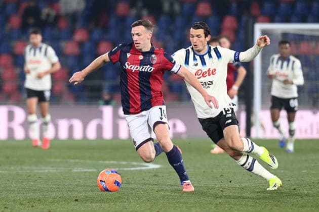 CALCIO - Serie A - Bologna FC vs Atalanta BC Lewis Ferguson (Bologna Fc) in action during Bologna FC vs Atalanta BC, Italian soccer Serie A match in Bologna, Italy, January 07 2026 Bologna Italy  Copyright: xIPAxSport ABACAx